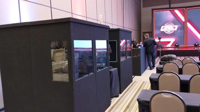 Cabine de tradução simultânea na Grande São Paulo
